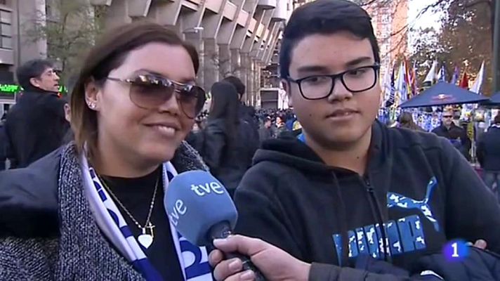 Telediario 1 - Así vivieron el Clásico las aficiones