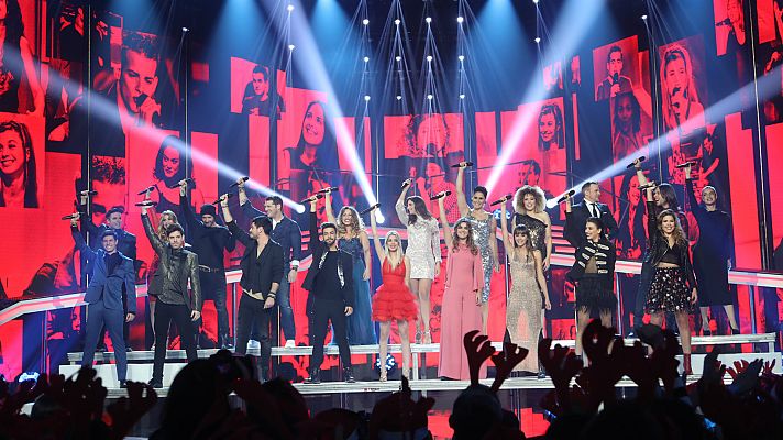 OT 2017 - Concursantes de OT1 y OT 2017 cantan "Mi música es tu voz"