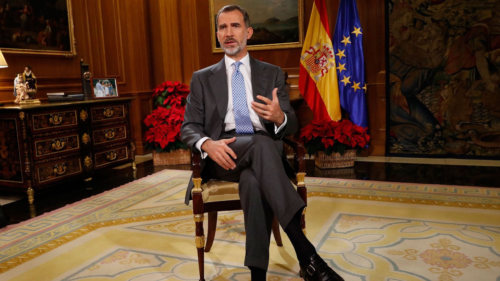 Vídeo - Mensaje de Navidad de Su Majestad el Rey de 2017, en lengua de signos - Especiales informativos | Ver