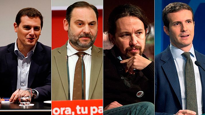 Telediario 1 - PSOE, PP y Cs ven "positivo" el mensaje de Navidad del rey y Podemos cree que está "al margen de la realidad"