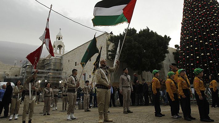 Informativo 24h - El turismo navideño en Belén desciende tras la decisión de Trump de mover la embajada a Jerusalén