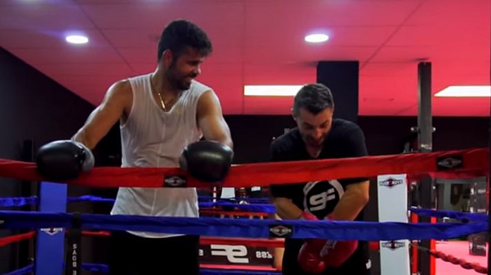 Telediario 1 - Costa ha boxeado en su puesta a punto para su vuelta al Atleti