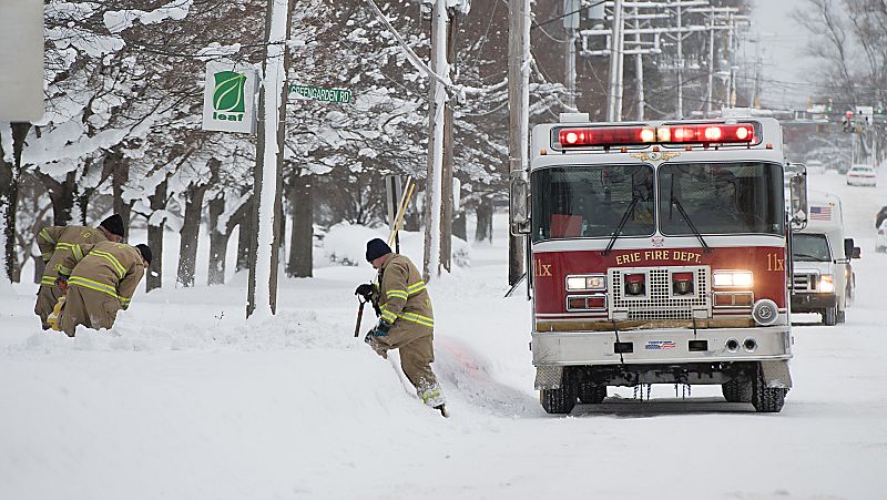 Las temperaturas caen hasta 40 grados bajo cero en el noreste de Estados Unidos