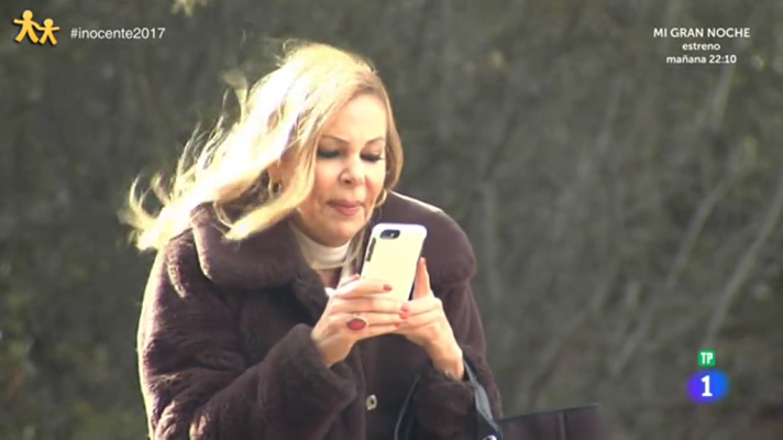 Gala Inocente Inocente - Ana Obregón retransmite la caída de un meteorito