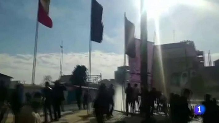 Telediario 1 - El gobierno de Irán ha pedido a sus ciudadanos que no participen en concentraciones callejeras