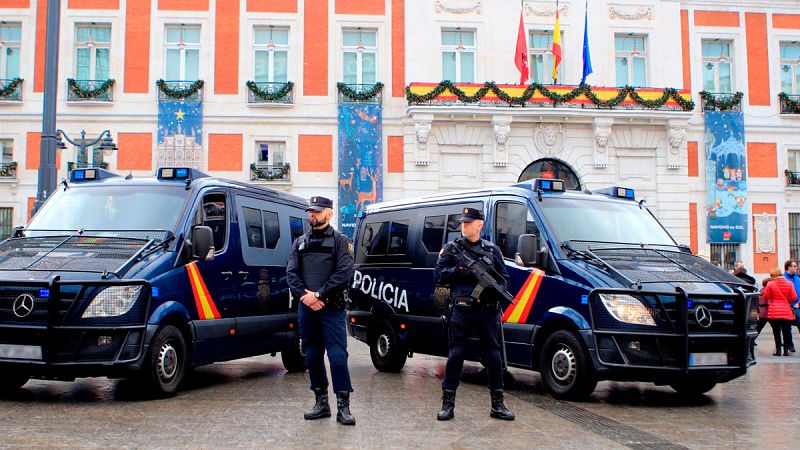 Madrid se blinda por tierra y aire de cara a la Nochevieja