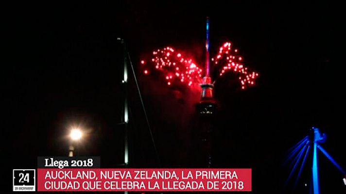 Informativo 24h - Nueva Zelanda da la bienvenida a 2018