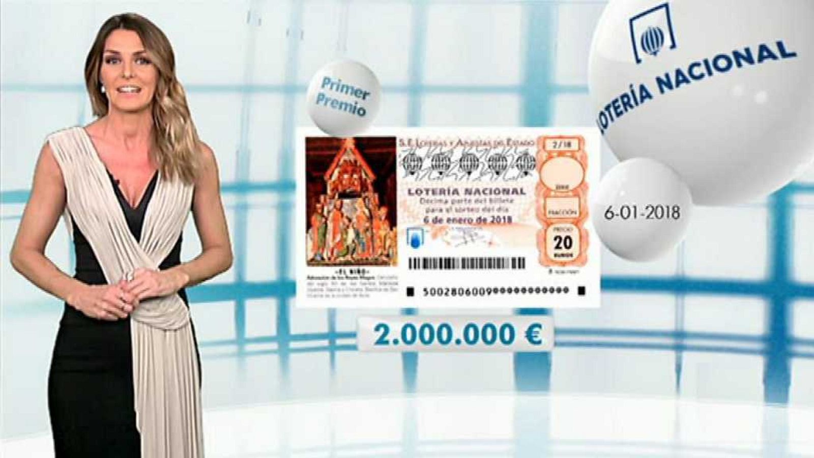 Bonoloto - 01/01/18 - ver ahora