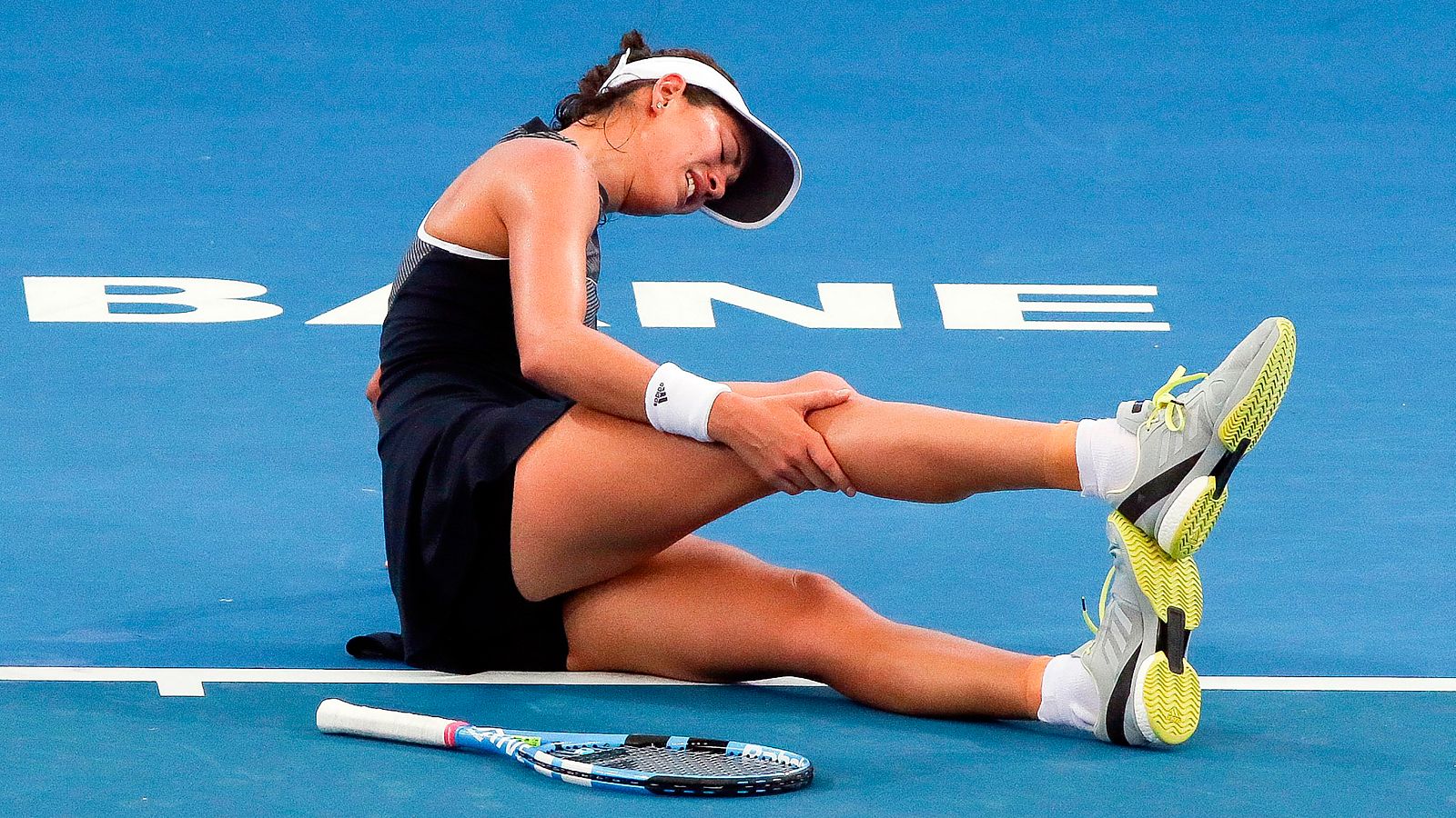 Muguruza se retira de Brisbane por calambres