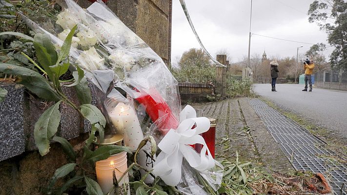 Telediario 1 - Velas y concentraciones en memoria de Diana Quer