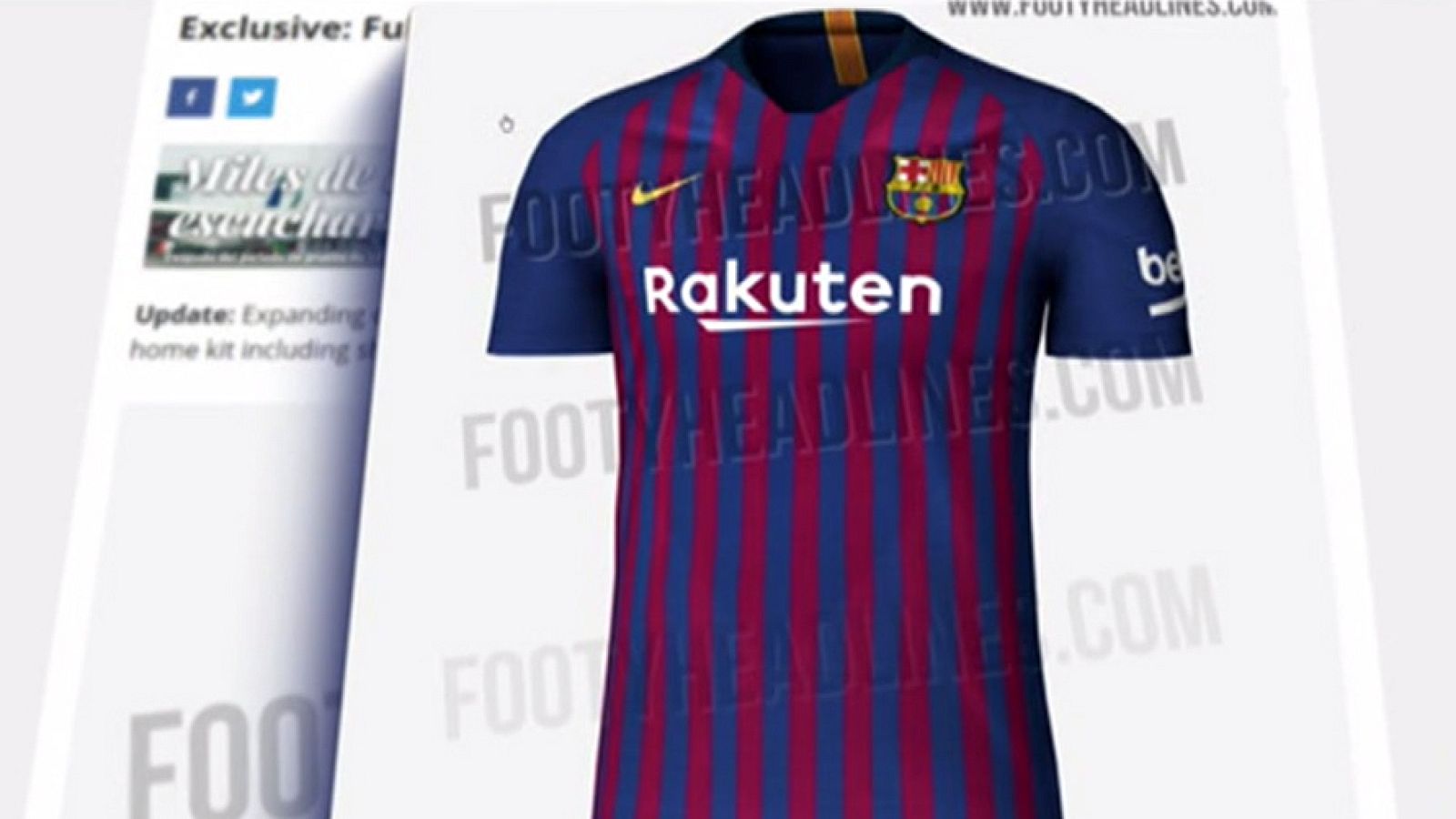 Filtran la camiseta del Barça para la próxima temporada | Ver