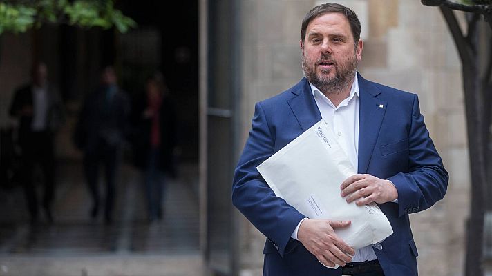 Informativo 24h - Junqueras llega al Tribunal Supremo para la vista tras la que se decidirá si es puesto en libertad