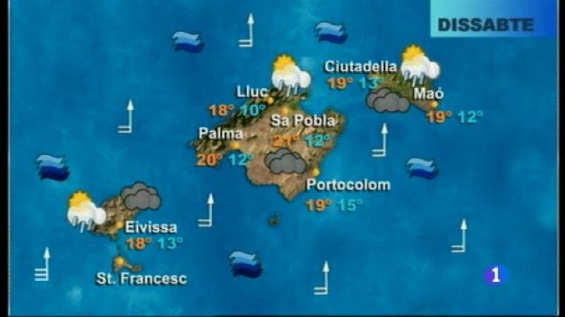 El temps a les Illes Balears - 05/01/18