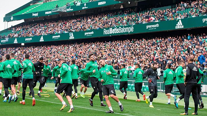 Telediario 1 - Pasión sevillana por el derbi