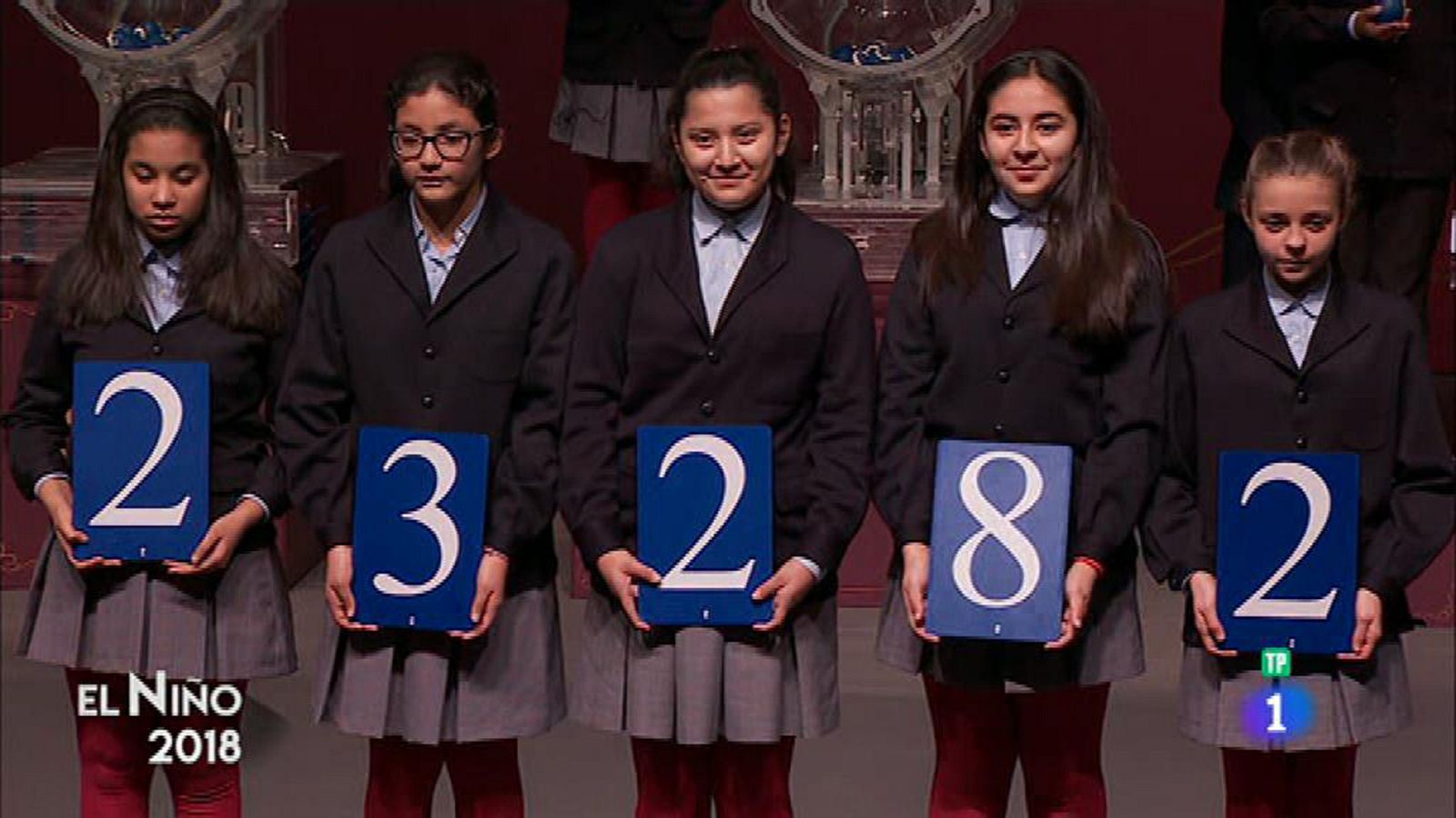 El 23.282, tercer premio del Sorteo Extraordinario del Niño de 2018