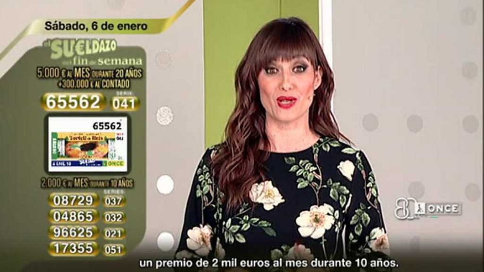 Sorteo ONCE - 06/01/18 - ver ahora