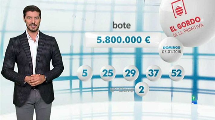 Loterías - El Gordo de la Primitiva - 07/01/18