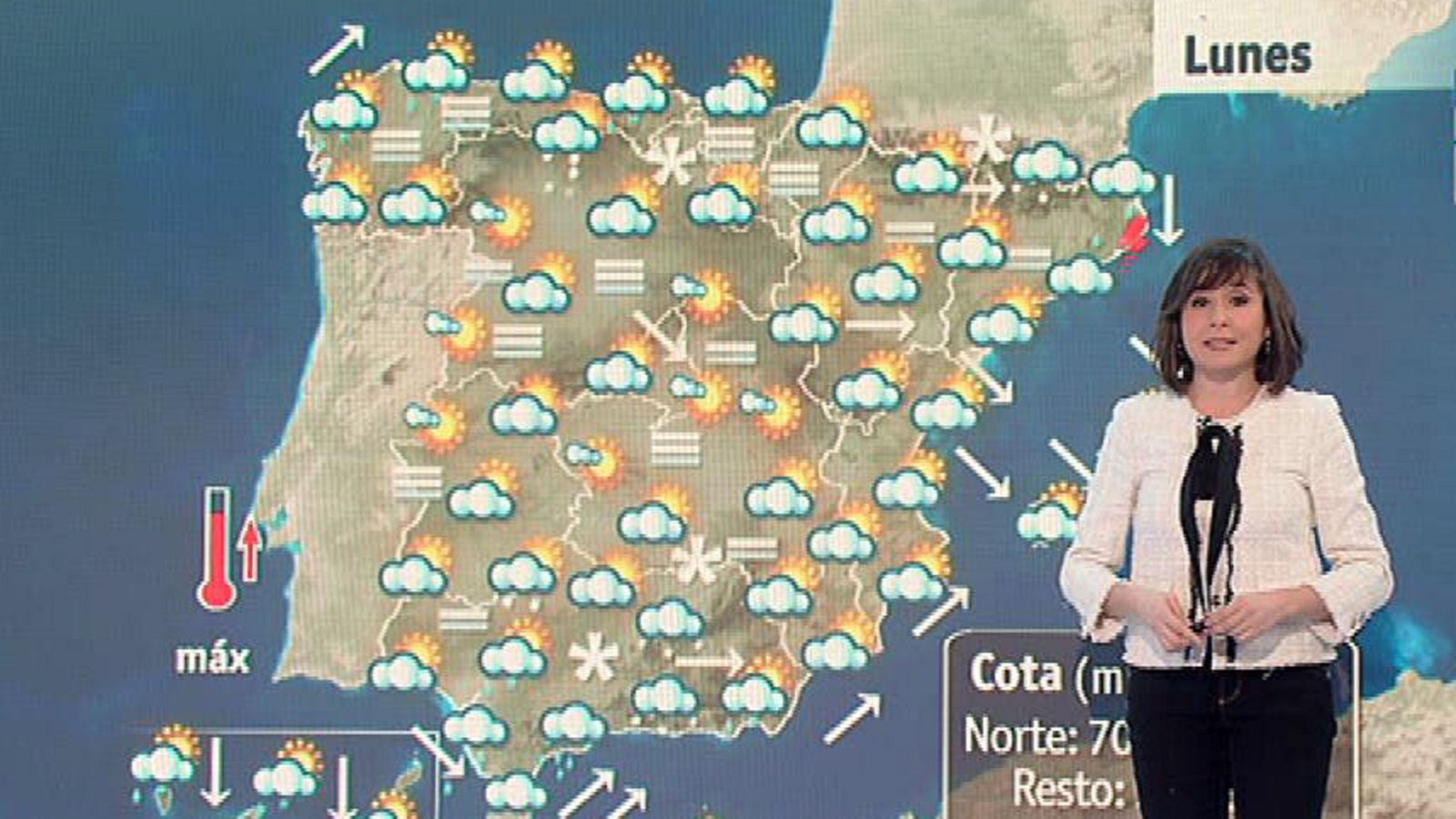 El Tiempo - Lluvias en Andalucía y temperaturas bajas