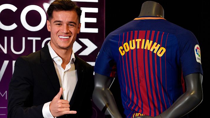 Telediario 1 - Coutinho dispara la cuenta culé en fichajes