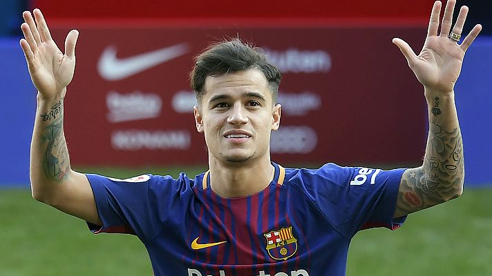 Telediario 1 - Coutinho cumple su "sueño" y firma por el Barça
