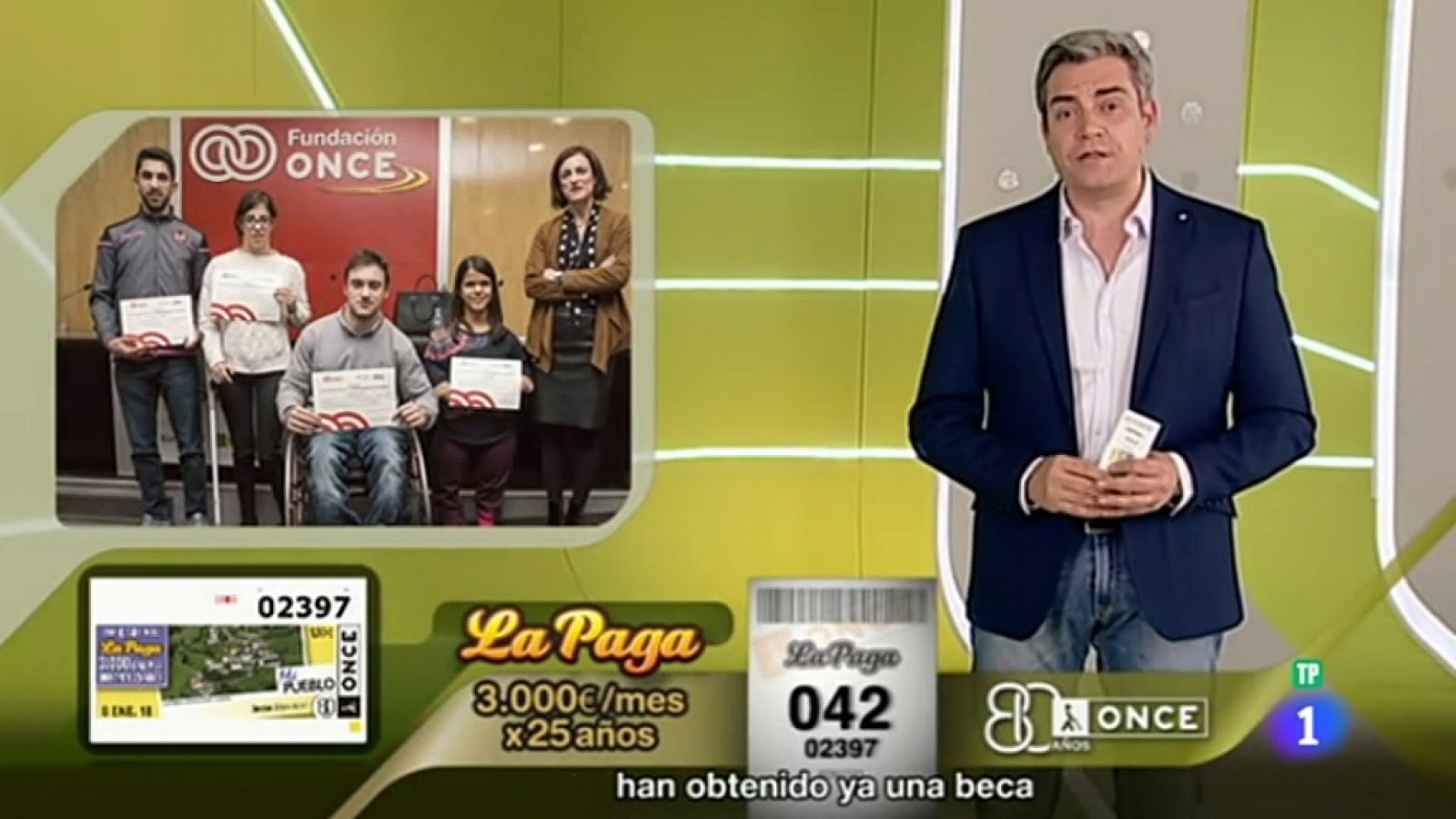 Sorteo ONCE - 08/01/18 - ver ahora