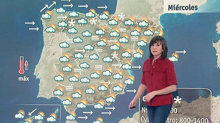 El tiempo - Lluvias y nieve en el norte y el centro, pero menos frío
