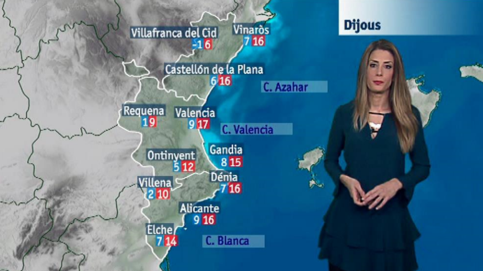 El tiempo en la Comunidad Valenciana - 10/01/18 - ver ahora