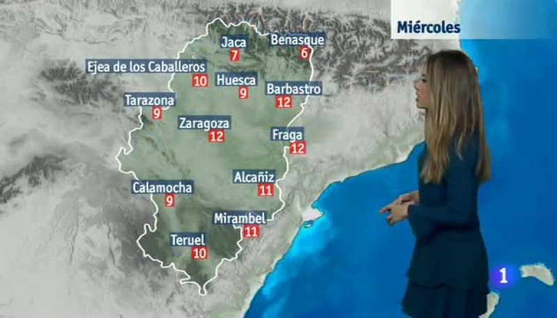 El tiempo en Aragón - 10/01/2018