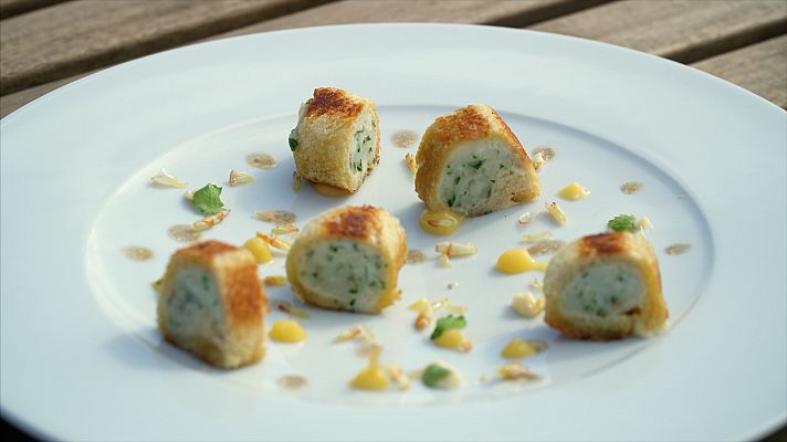 Las rutas Capone - Lomo  de salmonete a la parrilla capone