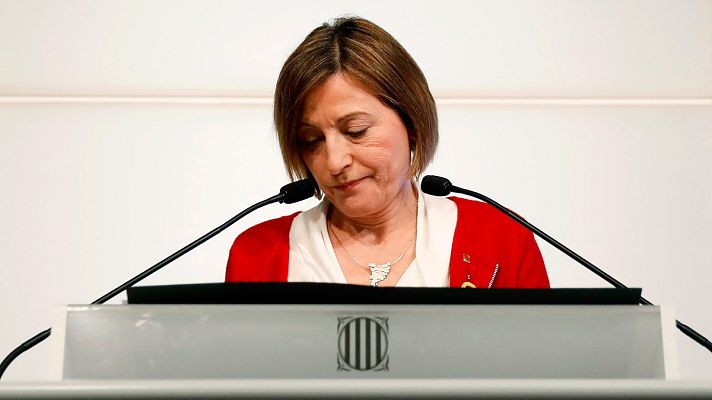 Telediario 1 - ERC afirma que "agudizará todo su ingenio" para que haya investidura tras el rechazo de Forcadell a presidir el Parlament