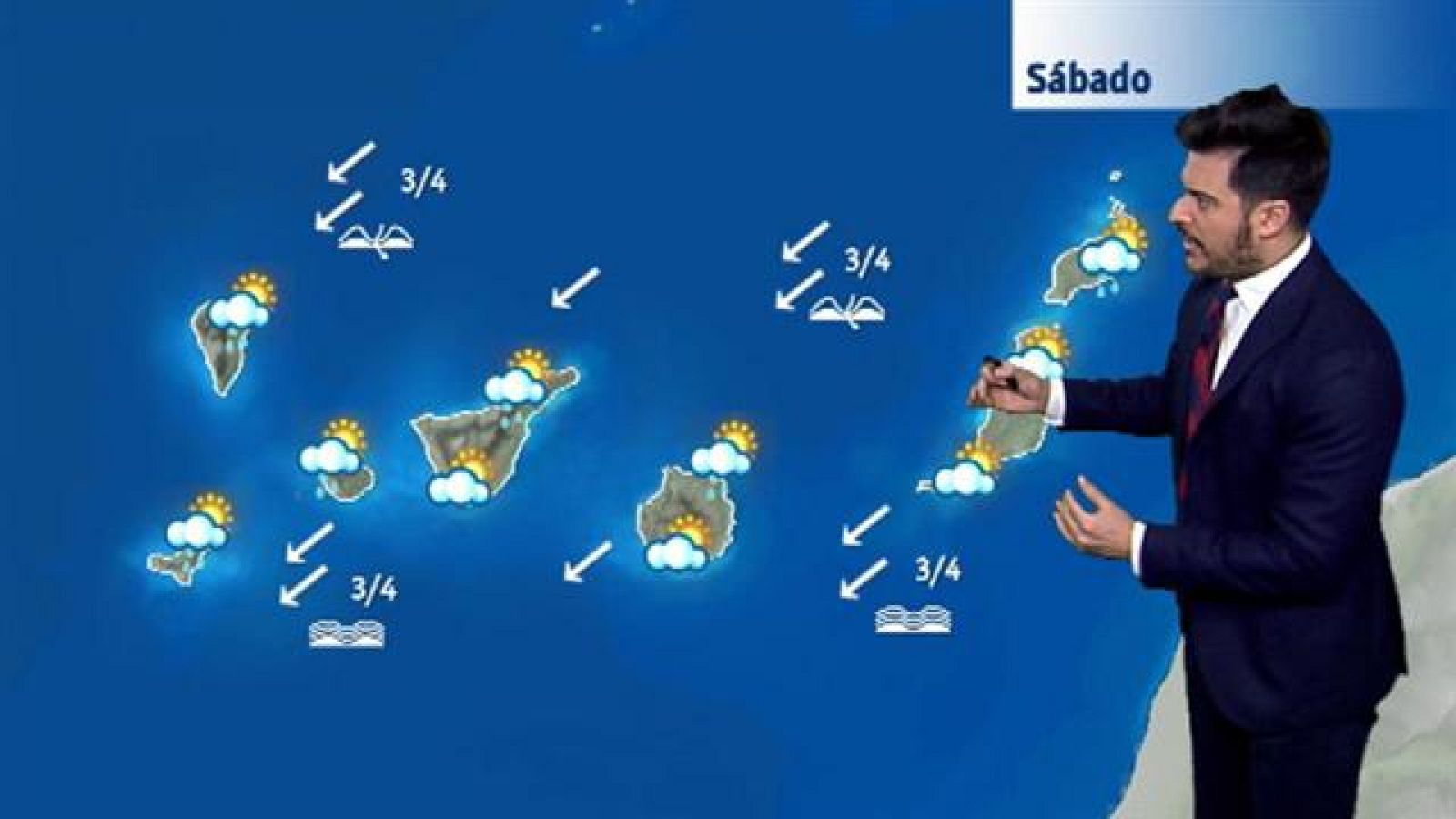 El tiempo en Canarias - 13/01/2018