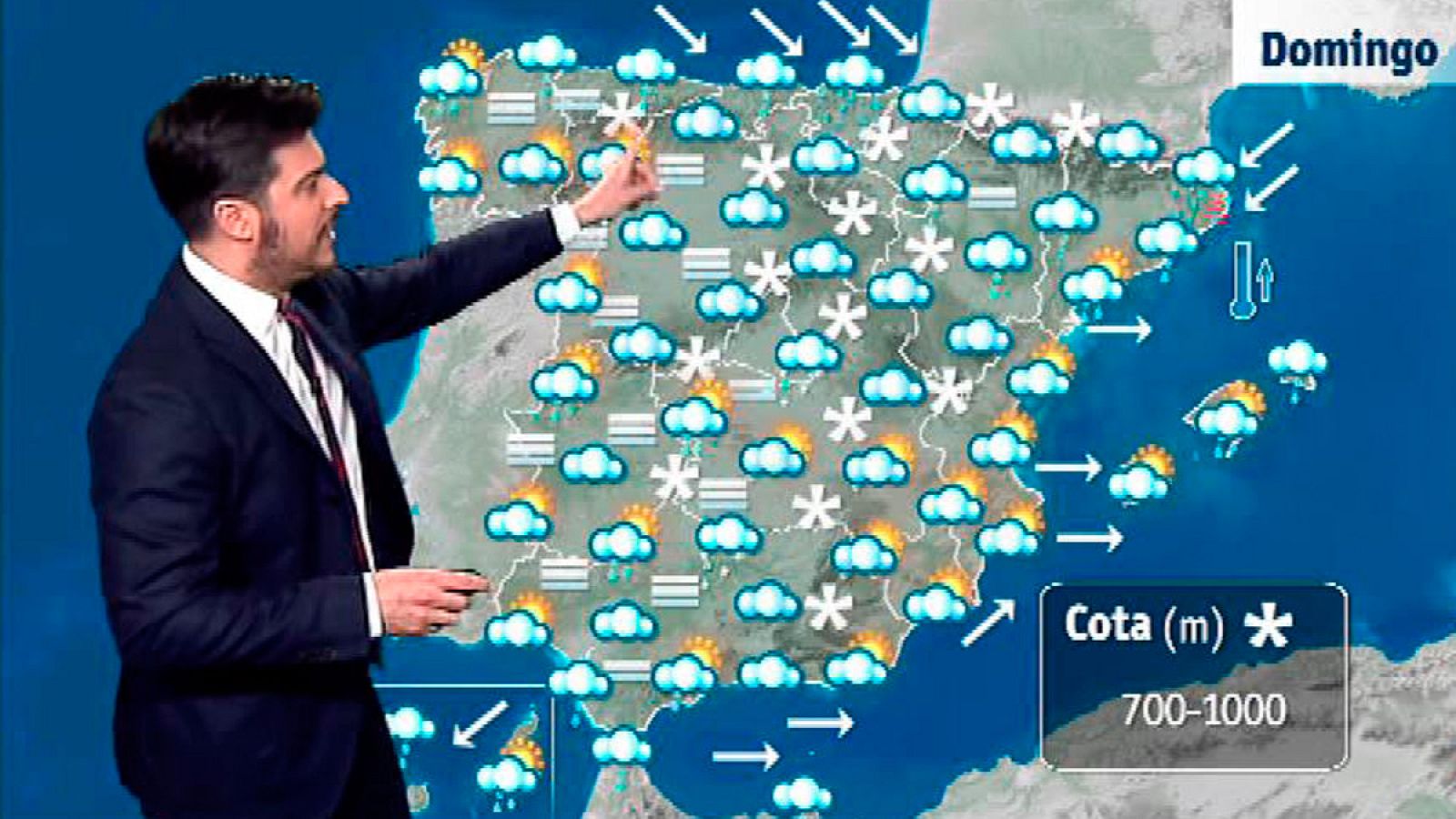 Nieve, lluvia y heladas en todo el país