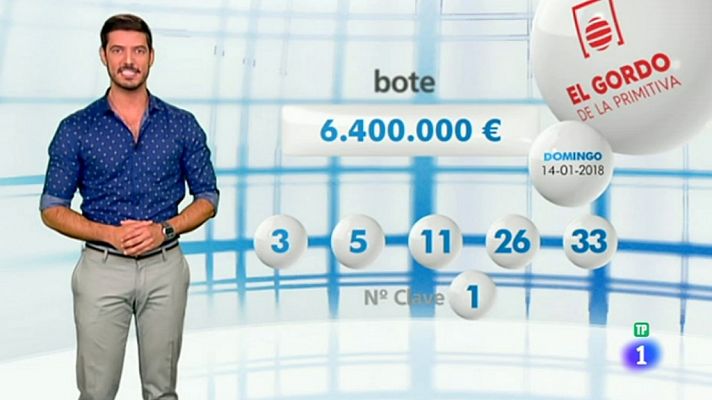 Loterías - El Gordo de la Primitiva - 14/01/18