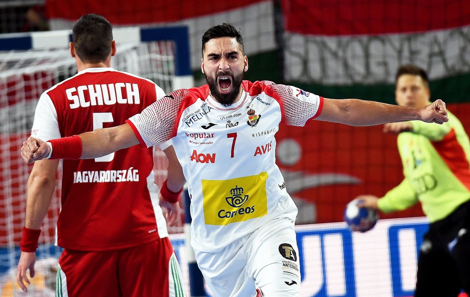 España gana a hungría en un partido muy trabado (25-27) | Ver