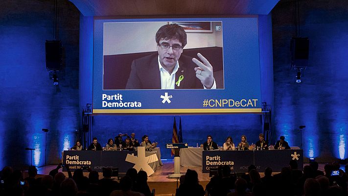Telediario 1 - Los letrados del Parlament rechazan que Puigdemont pueda ser investido desde Bélgica