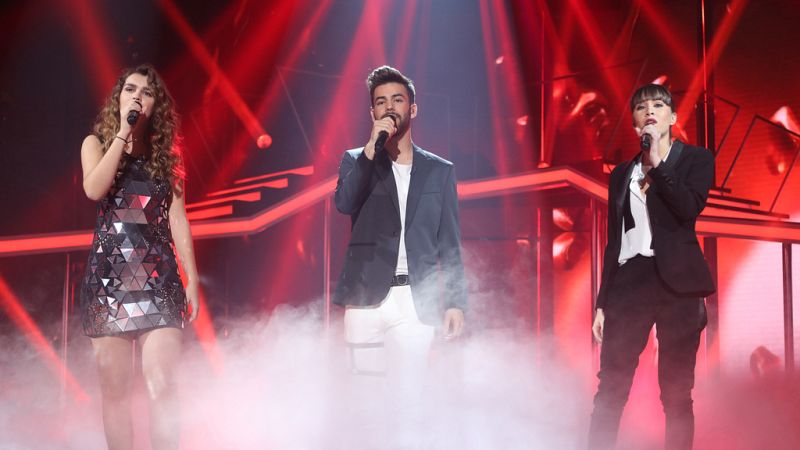 Operacin Triunfo - Agoney, Aitana y Amaia cantan 'Lucha de gigantes'