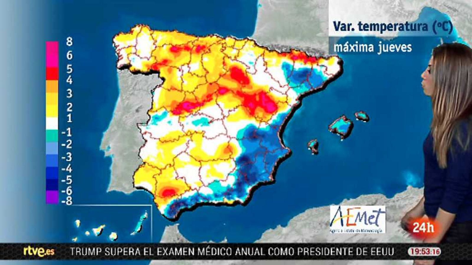 La tarde en 24 horas - El tiempo - 17/01/18 - ver ahora