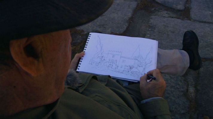 Aquí la Tierra - Capilla, palomar y ciprés, pazo es