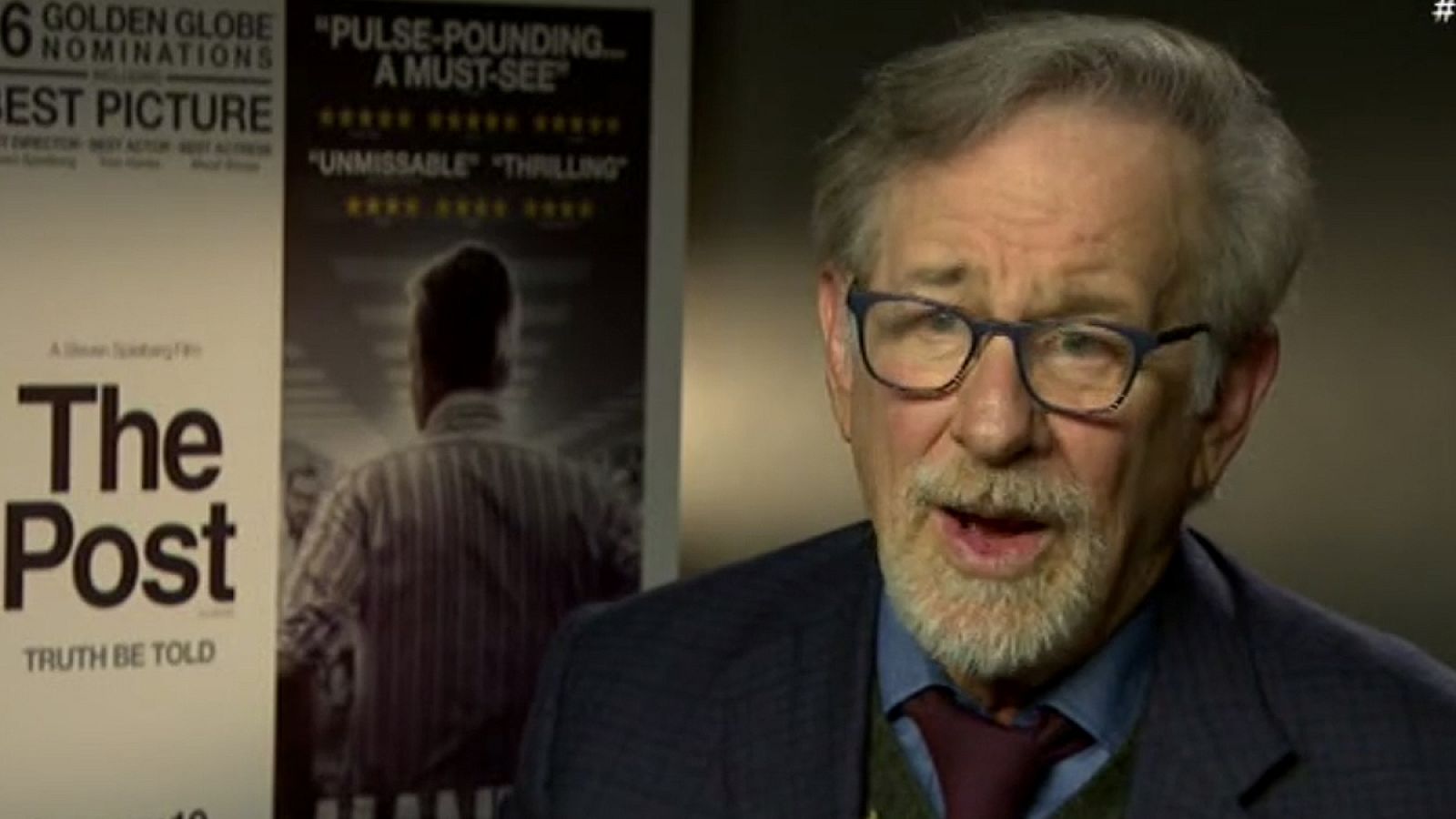 Steven Spielberg: "Todos los presidentes han tenido una relación de amor y odio con la prensa" - Informativo 24h | Ver