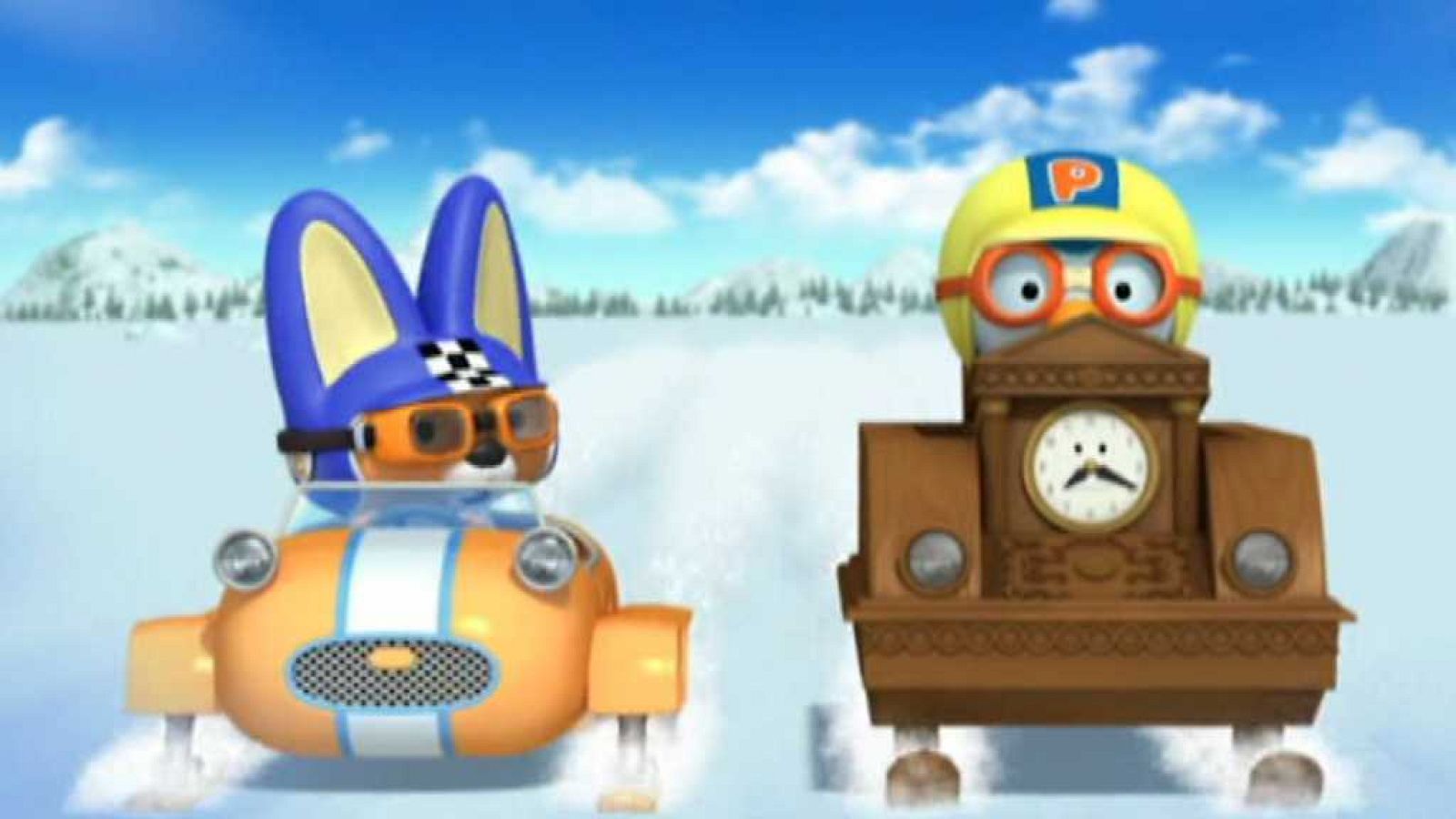 Carrera de trineos - Pororo, el pequeño pingüino | Ver