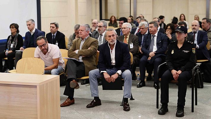 Telediario 1 - 'El Bigotes' asegura que Camps ordenó la forma de financiación irregular del PP valenciano