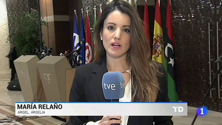 Telediario 1 - Alfonso Dastis ha participado en Argelia en la reunión del llamado grupo 5 más 5