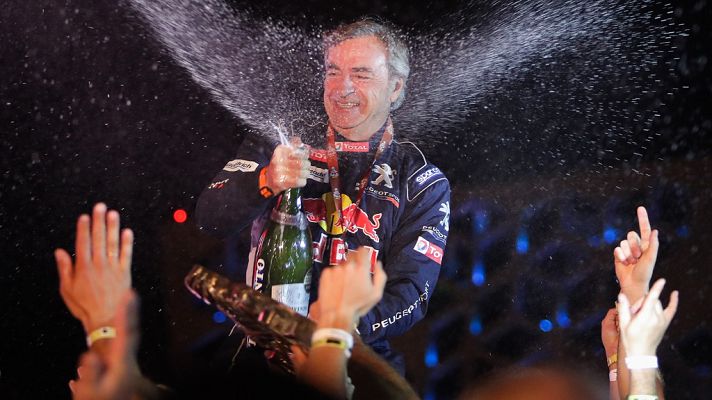 Telediario 1 - Carlos Sainz: "Esta victoria es fruto del trabajo y la ilusión"