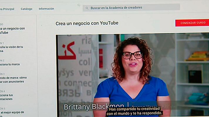 Telediario 1 - Youtube endurece los requisitos para obtener ingresos con los vídeos