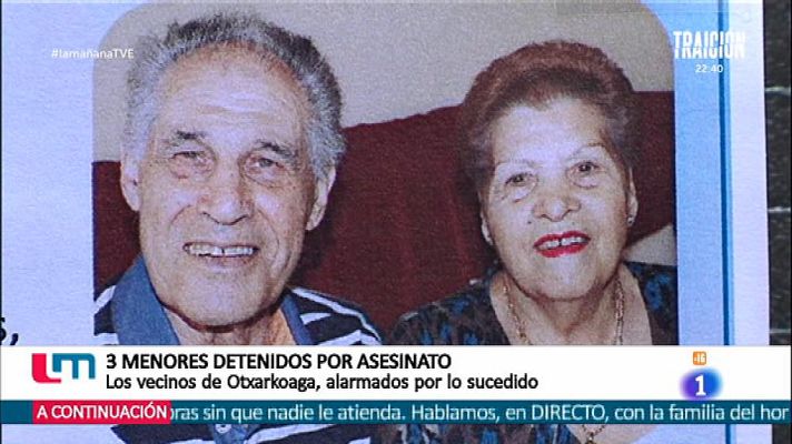 La mañana - Tres menores detenidos por la muerte de dos ancianos en Bilb