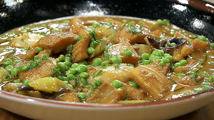 RTVE Cocina - Guiso de sepia con guisantes