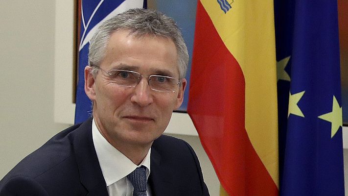 Telediario 1 - Stoltenberg sobre Cataluña: "Es un asunto doméstico de España y la OTAN no debe involucrarse"