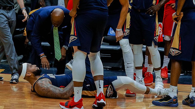 DeMarcus Cousins se rompe el tendón de Aquiles y se perderá el resto de la temporada - Baloncesto en RTVE | Ver