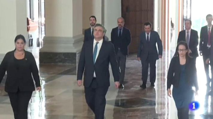 Telediario 1 - Dastis ha hablado con TVE sobre Venezuela