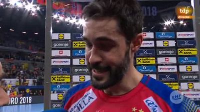 Europeo de balonmano 2018. Entrerr�os: "Nos hemos levantado en la segunda parte de manera incre�ble" - Europeo de Balonmano | Ver